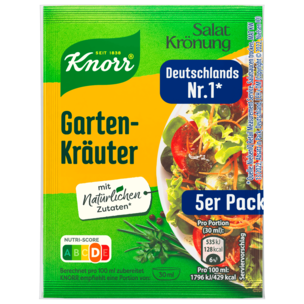 Knorr Salatkrönung Gartenkräuter Dressing 5er-Pack 40g